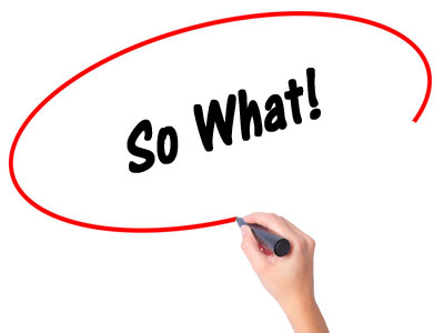 The 'So What' Formula